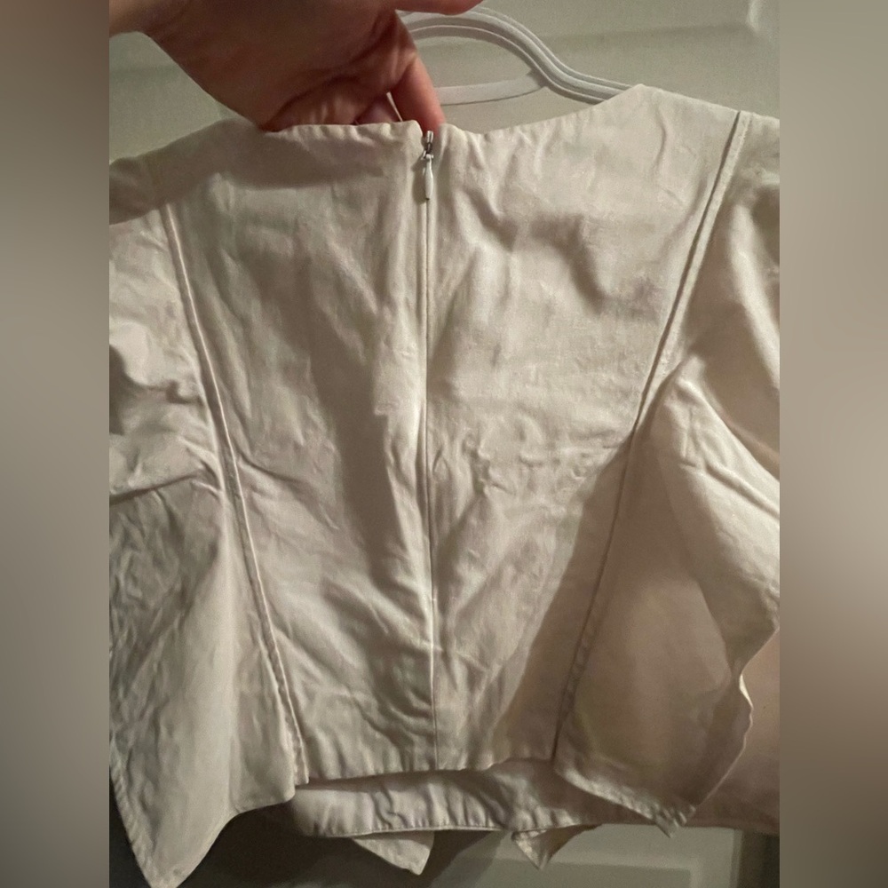 Handmade Cream Ruffle Tank - Picture 6 of 9